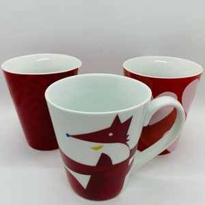 Starbucks Coffee Mugs. Lot of 3.